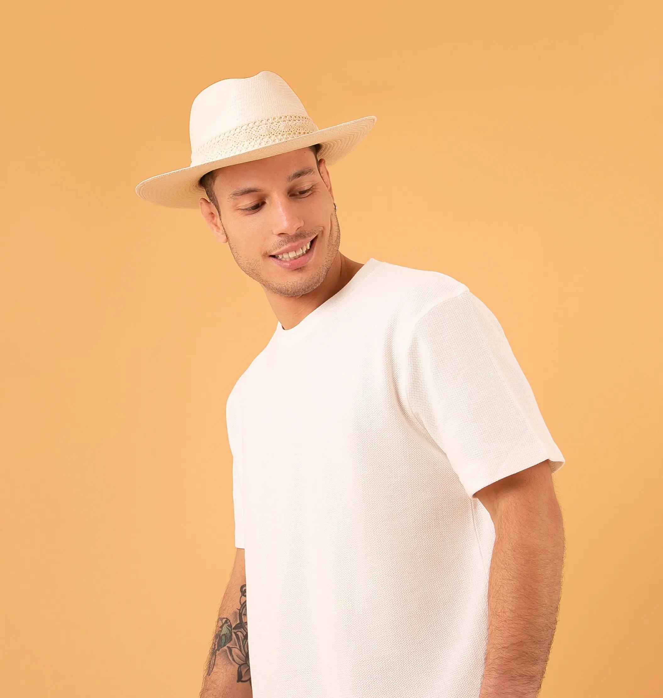 habana white lace edition classic panama hat unisex