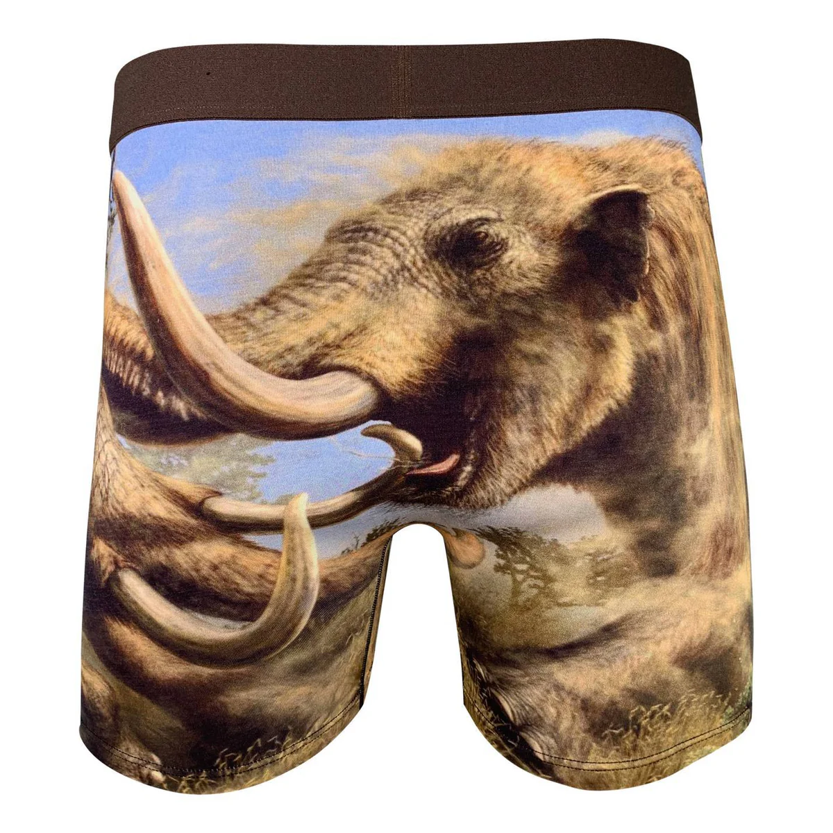 men's mammoths fighting underwear
