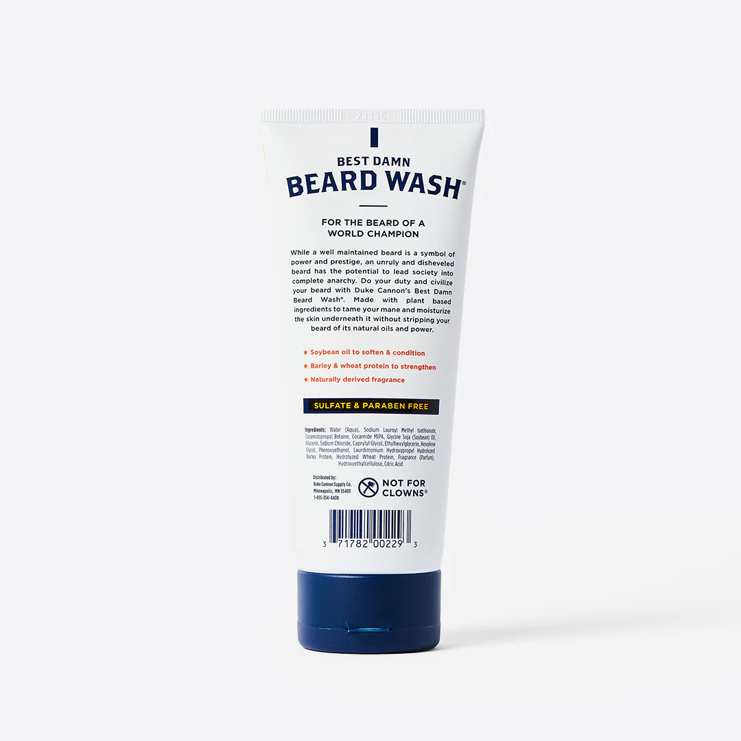 best damn beard wash