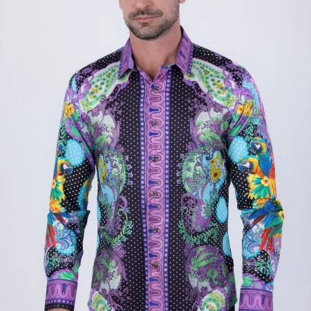 ascend rhinestone long sleeve shirt banana (copy)