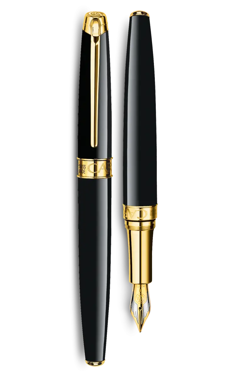 caran d’ache leman ebony black fountain pen